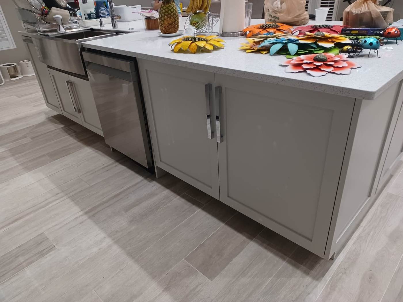 Tile finishing detail